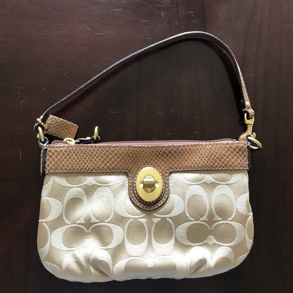 Coach Signature Collection Large Wristlet - Picture 2 of 11